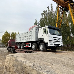 China HOWO-7 Series 8X4 White Dump Truck