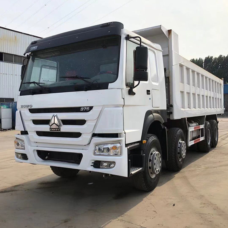 China HOWO-7 Serye 8X4 White Dump Truck