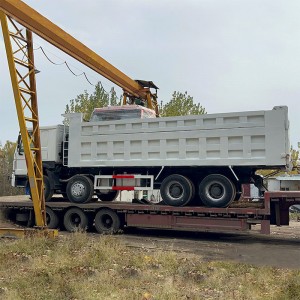 Sìona HOWO-7 Series 8X4 White Dump Truck