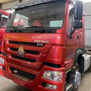 Chińska marka używana ciężarówka z przyczepą HOWO 375 KM