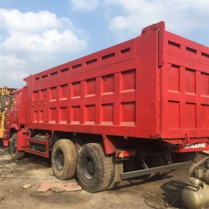 Gebruikte Goedkoop Howo 375hp Dump Truck Tipper