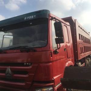 Ginamit ang Murang Howo 375hp Dump Truck Tipper