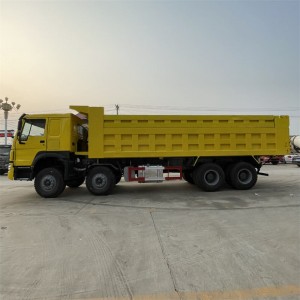 Howo 8 × 4 Old Dump Truck pikeun Konstruksi Pertambangan