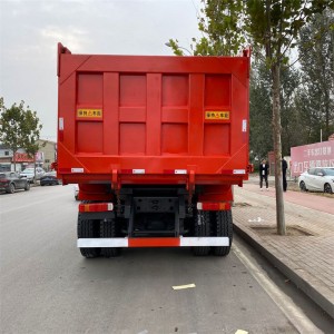 Dumana Ĉina HOWO Dump Truck Tipper