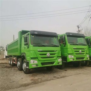 Chleachd 2018 Howo Dump Trucks 375hp airson an reic