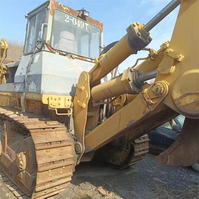 Used Shantui SD32 bulldozer in construction