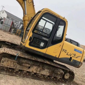 Yuchai YC210-8 ටොන් 22 විශාල crawler excavator භාවිතා කරන ලදී