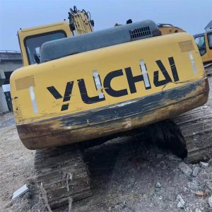 Uzita Yuchai YC210-8 22ton granda kradra elkavatoro
