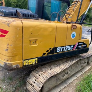 sany SY125C crawler excavator භාවිතා කරන ලදී