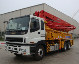 XCMG HB43K sunkvežimyje montuojamas krano siurblys