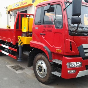 2021 የድሮ XCMG SQ5SK2Q 5ton Lorry mounted ክሬን