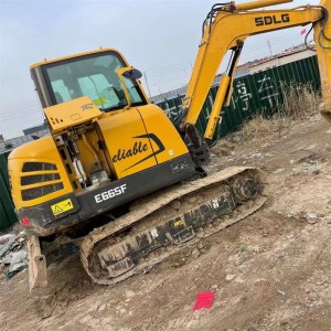 SDLG E665F crawler excavator භාවිතා කරන ලදී