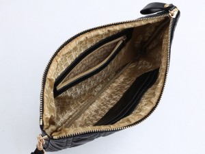 Brand black color simple design replica handbag