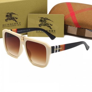 Hochwertige Sonnenbrille für Männer und Frauen mit quadratischem Rahmen und Sonnenbrille