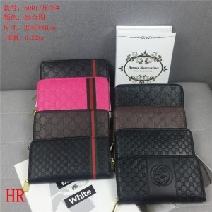 Long Zipper Leather Wallet With Card Holder