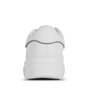 JIANER nagykereskedelmi minőségi egyedi logó olcsó női férfi Zapatos bőr fehér lapos alkalmi cipő Unisex