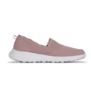 China Maker Casual Sport Shoes Lady Slip On Breathable Pink Loafer Woman Sandals Shoes Summer Flat Casual