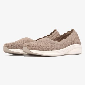 JIANER OEM/ODM Breathable Slip on Fly Knitted Weaving Mesh Shoes Walking Style Shoes for Women Casual Shoes Customized With BSCI