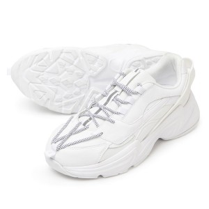 Populära bekväma Andas Dam Sport Sko Dam Mode Chunky Sneakers för män