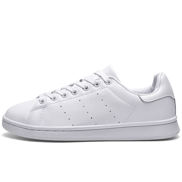 Veleprodaja prilagođeni logotip Jeftini klasični stil All-Match bijele tenisice žene muškarci cipele za skejtbord bez marke