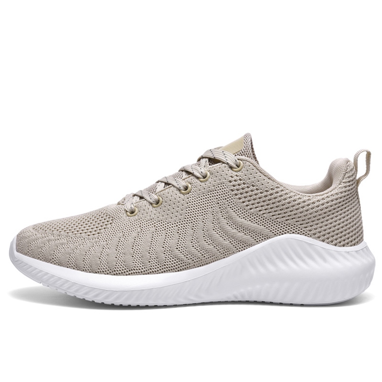 Jian Er shoes Factory Wholesale MD Outsole Fly Knit Upper Men Trainers Running Sneakers