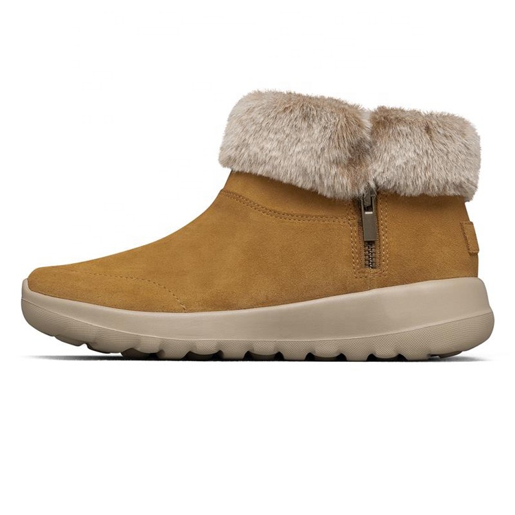 Serbisyo sa China OEM ODM Bag-ong Estilo Anti Slip Botas Winter Warm Women Snow Shoes With Zip