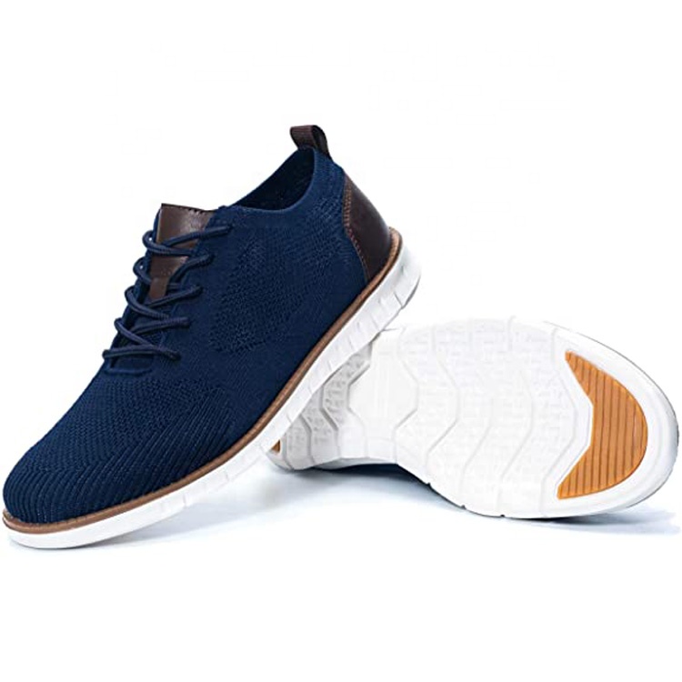 China High Quality Lightweight Slip Resistant Running Running Knitting Casual Shoes Men Sneakers