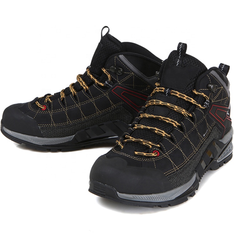 Кина OEM средни врвни чевли Топли пешачки чевли за мажи Патики за отворено пешачење машки чевли
