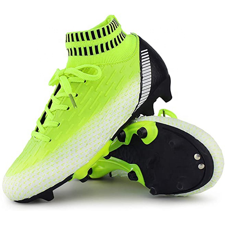 Këpucë futbolli në natyrë atletike të forta për tokë Kujdesi për kyçin e këmbës Këpucë futbolli