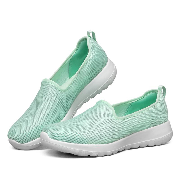 Spring Summer Cheap Custom Breathable Comfy Flat Lightweight Loafer Casual Shoes Bakeng sa Basali