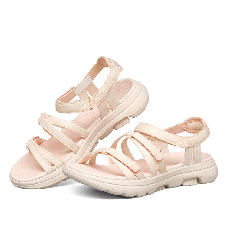 Sandalias de encargo de señora Pink Rope del estilo simple de la moda de las nuevas llegadas 2021 del verano para las mujeres