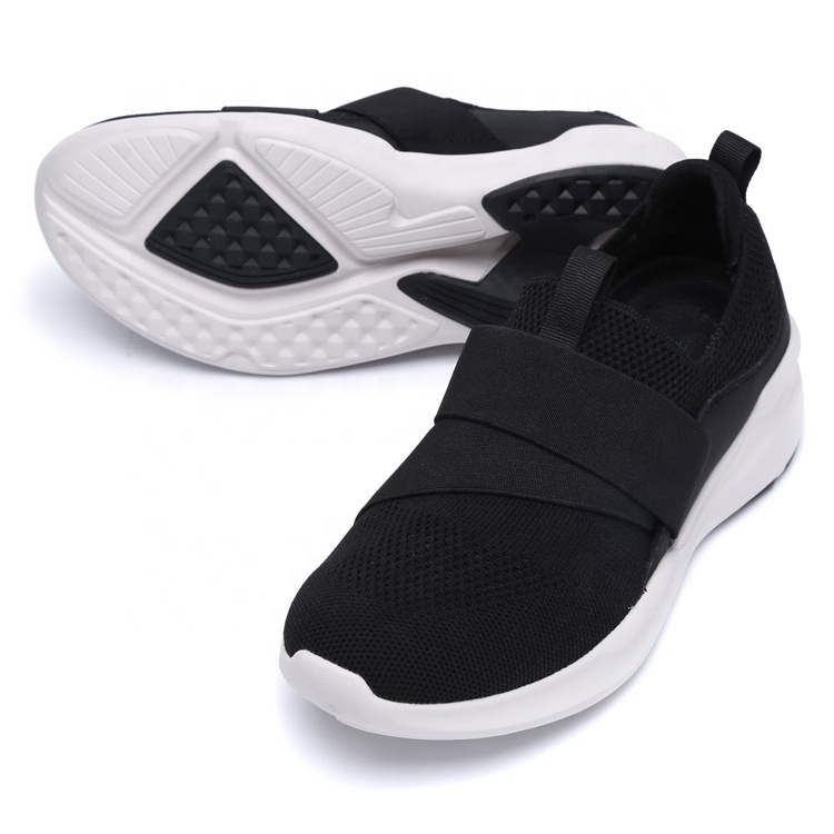Kaswal nga Sapatos Fashion Komportable nga Naglakaw nga Sapatos Gaan nga Sports Black Casual Running Shoes Sneakers Boys Men's