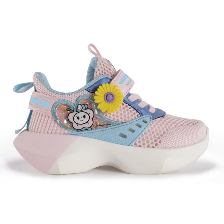 Fujian OEM ODM Custom Brand Low Cost High Quality Boy Girls Mesh Zapatos Kids Platform Sneakers