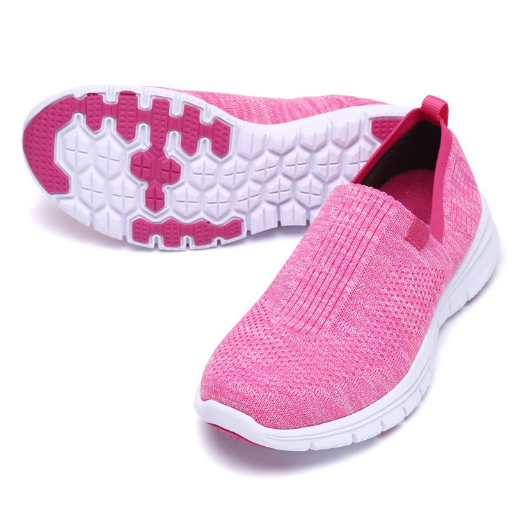 Neach-dèanaidh Sìona Anti Slip Stylish Ùr Breathable Cozy Bright Pink Men Womens Loafer Shoes Ladies Flat