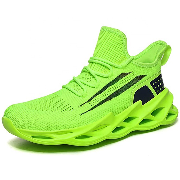 China OEM ODM Service Softable  Breathable Lightweight Footwear Sneaker Comfortable Ktitting Running Shoes