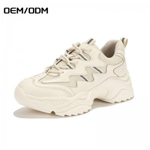 China High Quality Lace-up Outdoor Fashion Anti Slip Clunky Shoes Sport Shoes