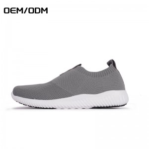 OEM / ODM Çin Moda Flyknit Üst Spor Ayakkabı PVC Taban Koşu Ayakkabıları