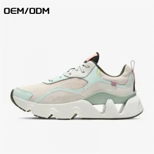 China Custom Footwear Breathable Platform Casual Sneaker Women Men Fashion Design Adult’s Sports Shoes