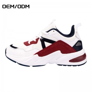 OEM / ODM Pabrik Custom Olahraga Breathable Sepatu Running kanggo Pria Wanita Sepatu Casual