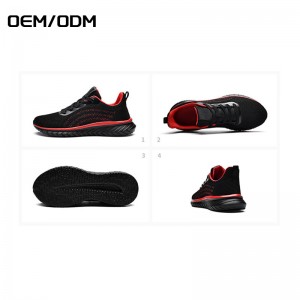 Fujian Supplier Popular Footwear Breathable Zapatillas Custom Shoes Men Sport Sneakers