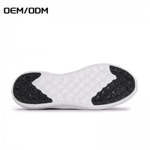 OEM/ODM China Fashion Flyknit Upper Sport Shoes PVC Sole Running Shoes