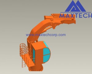 Elektresch Hydraulesch Knuckle Boom Crane Marine Crane mat ABS BV CCS CE Zertifizéierung