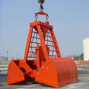 Remote Control Clamshell Grab Bucket For Slag And Iron Powder