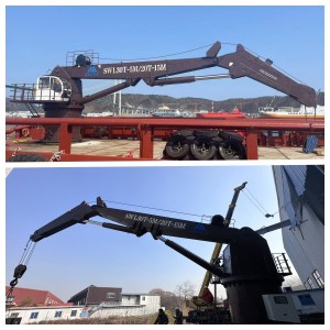 Foldable Knuckle  Boom Cranes for the Marine, Offshore or Wind Industry,with KR, BV,CCS Class Certificate