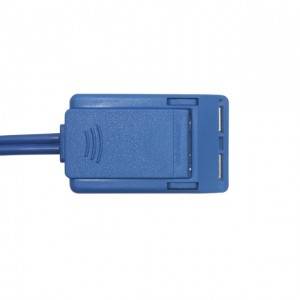 6.3 Audio Plug Blua ekstera ŝimo al Grounding Pad Kablo CP1004