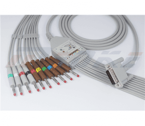 Fast delivery Clip Patient Monitor Accessories - Philips EKG Cable With 10 Leadwires AHA – Medke