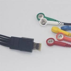 G622SC   Schiller 8P Circuit Board Plug, leadwire-snap with 6 leads,IEC