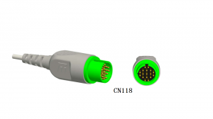 Spacelabs ECG-kabel met 3 geleidingsdraden IEC