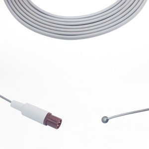 Philips 21078A Adult Skin Temperature Probe, Round 2 Pins Connector