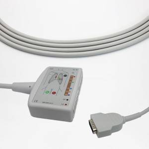 GE-Marquette EKG kmenový kabel s 10 nebo 12 vývody AHA, K1106MQ